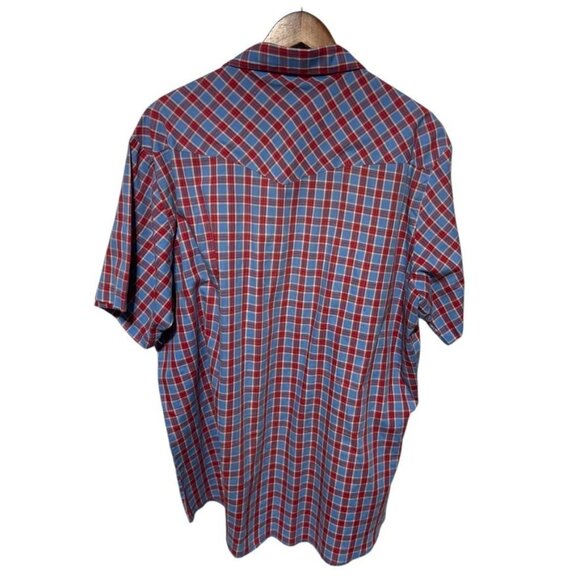 Wrangler Western Button Front Short Sleeve Shirt Multicolor Size 2x - Picture 6 of 7